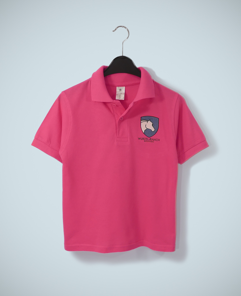 Polo T-Shirt Kinder pink